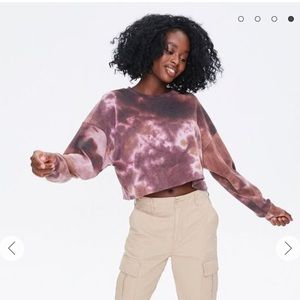 Forever 21 Tie-Dye Crop Top